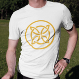 Man wearing a DARA Official Logo T-shirt