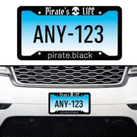 Pirate Chain Custom License Plate Frame